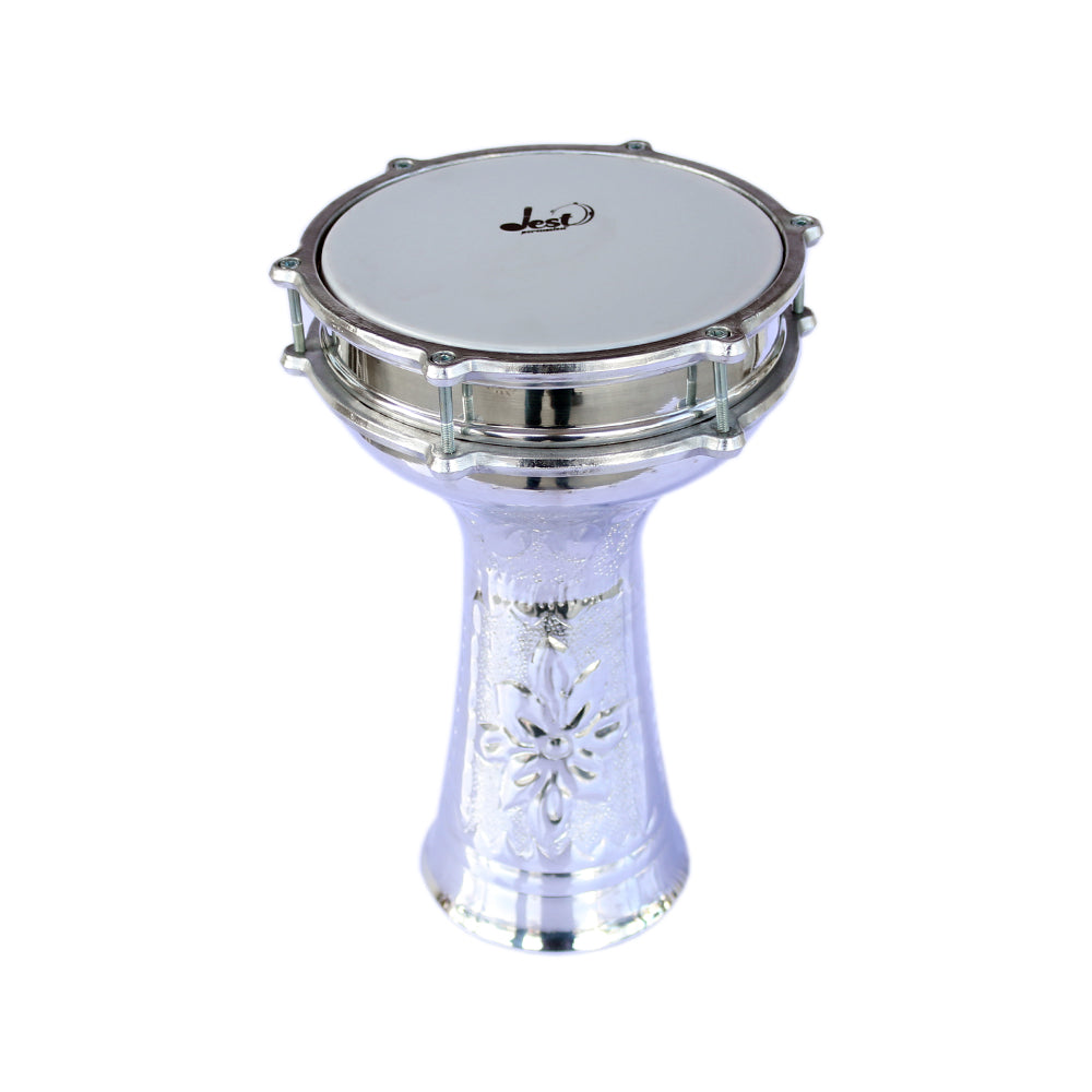El yapımı Türk darbuka ZKD-222P 22cm deri ve keskin tek yanıtı