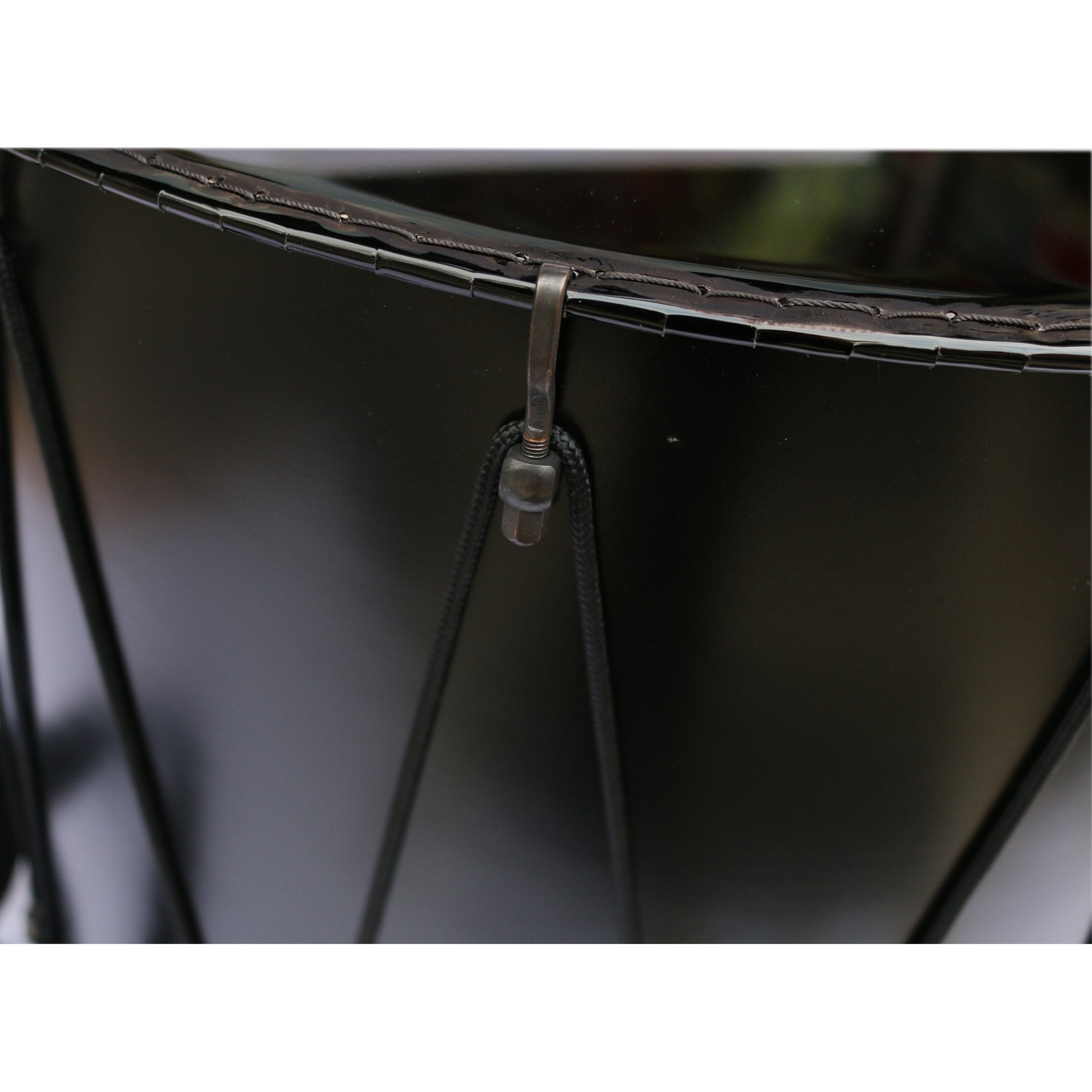 Davul noir accordable Sala SDT-402 avec sangle bandoulière