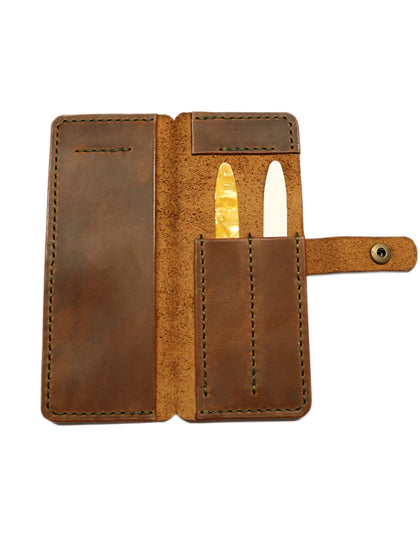 Leather wallet for oud picks MCD-203 with multiple compartments by Sala