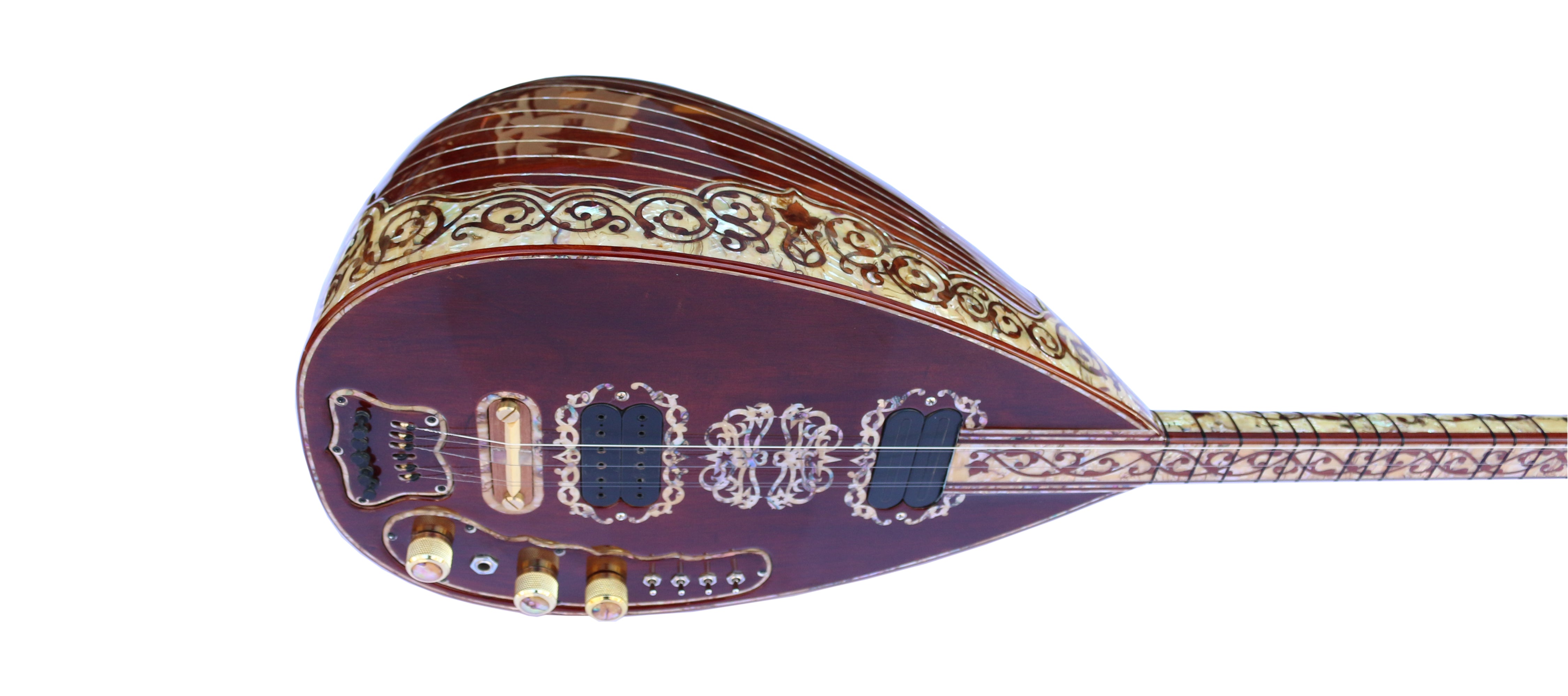 Sala dekoratif sedef detaylı özel elektro saz PEARL-2