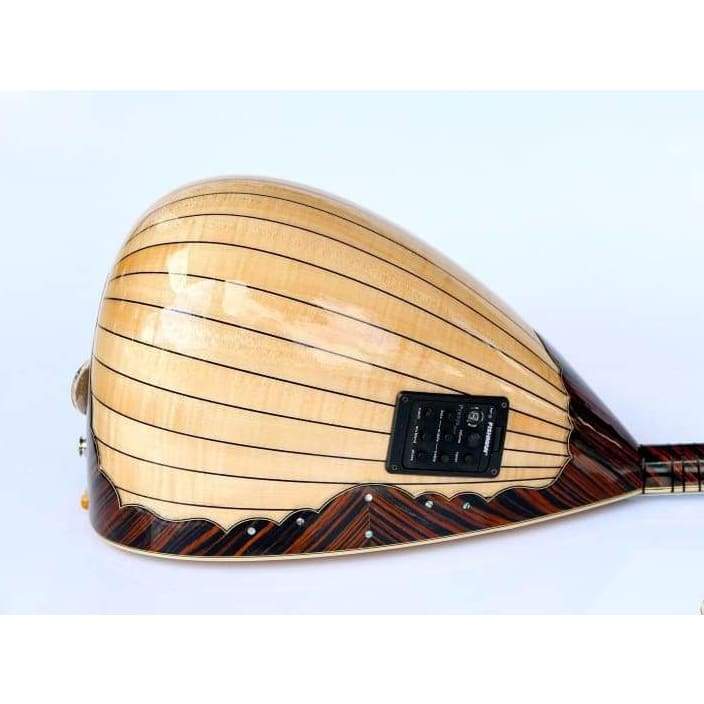 El yapımı konser akçağaç uzun sap bağlama SSL-403EQ