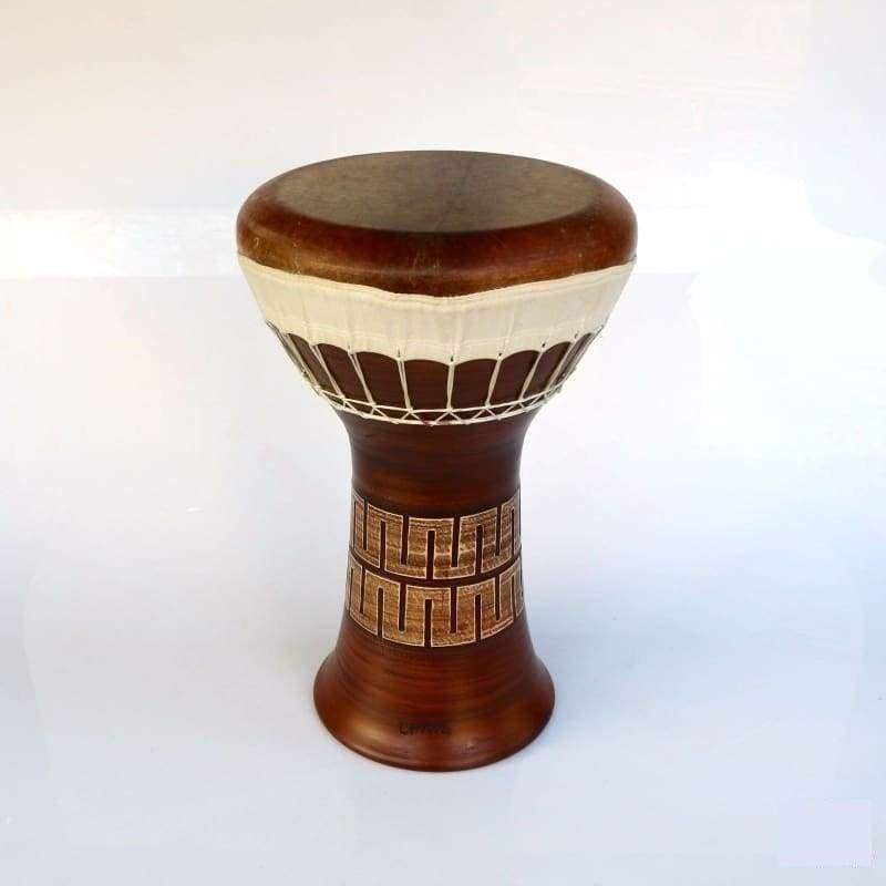 Emin Percussion kil solo darbuka EP-104-A doğal seramik gövde ile