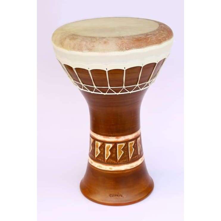 Emin Percussion kil orta bas darbukası EP-004-B seramik gövdeli