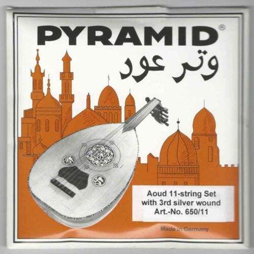 Arap Suriye akortlu profesyonel ud teli Pyramid PSO-650 tam set